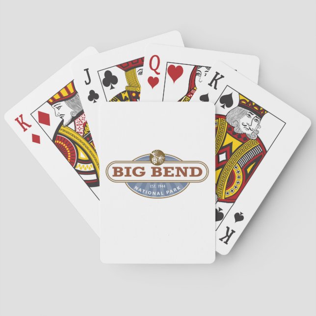 Big Bend National Park Texas Poker Cards (Back)