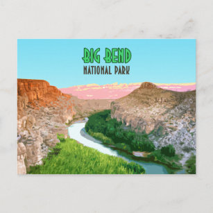 Big Bend National Park Texas Postcard
