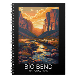 Big Bend National Park Texas Retro Travel Notebook