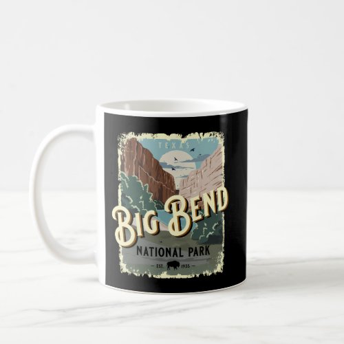 Big Bend National Park Texas Travel Style Coffee Mug