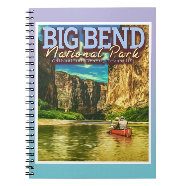 BIG BEND NATIONAL PARK - TEXAS USA NOTEBOOK (Front)