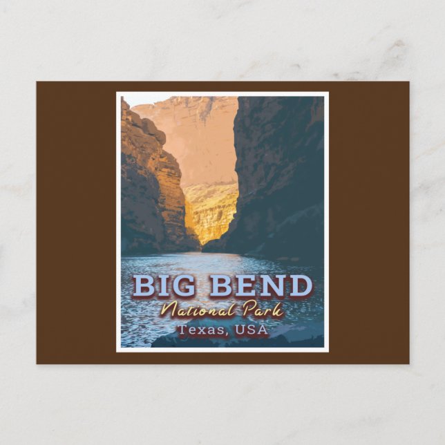 BIG BEND NATIONAL PARK - TEXAS USA POSTCARD (Front)