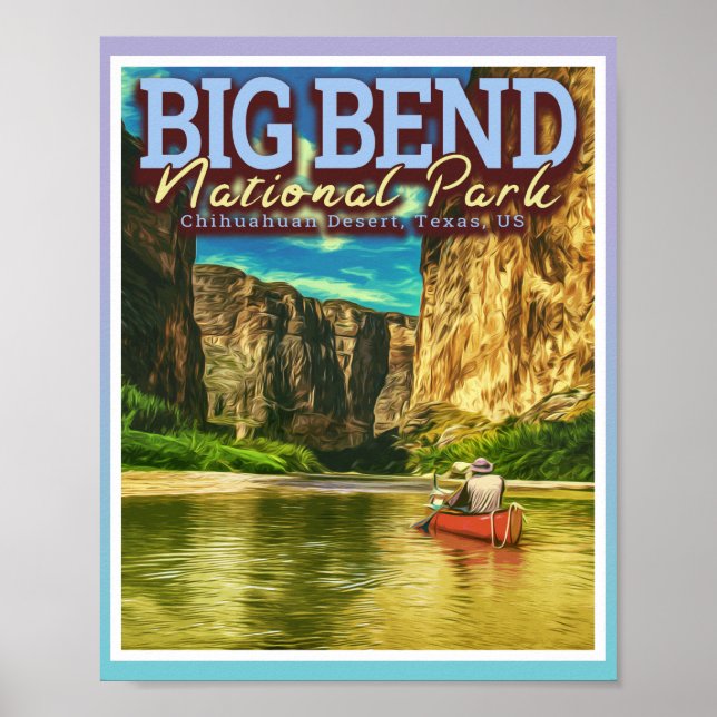 BIG BEND NATIONAL PARK - TEXAS USA POSTER (Front)
