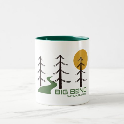 Big Bend National Park Trail Two_Tone Coffee Mug