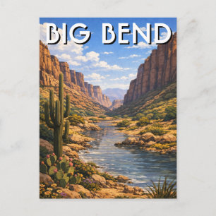 Big Bend National Park Travel Postcard