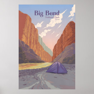 Big Bend National Park Travel Poster