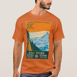 Big Bend National Park Vintage WPA Chihuahuan Land T-Shirt