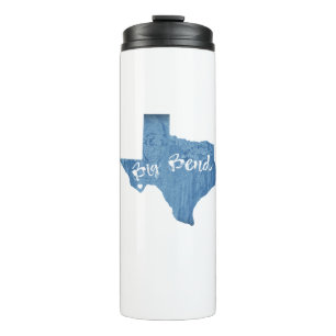 Big Bend National Park Wood Grain Thermal Tumbler