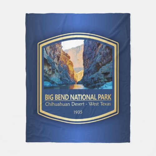 Big Bend NP PF1 Fleece Blanket