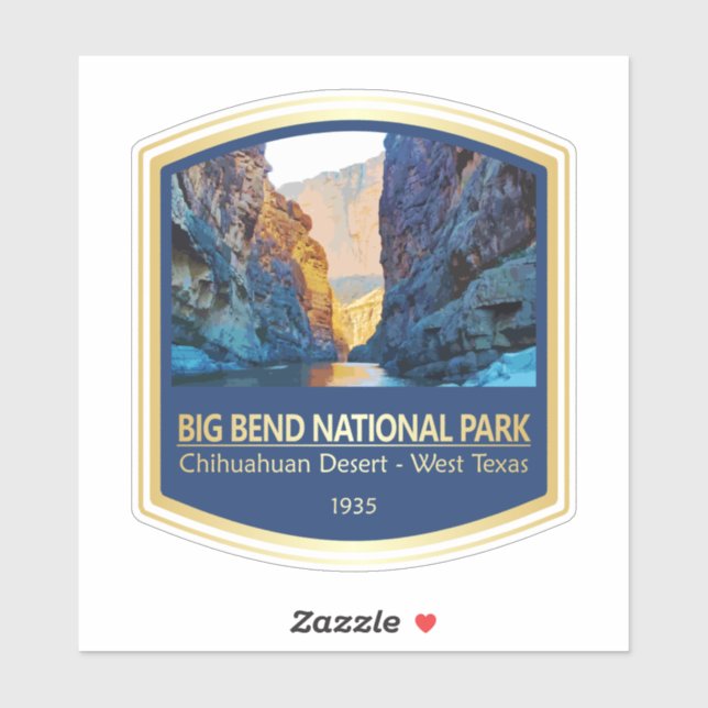 Big Bend NP (PF1) Sticker (Sheet)