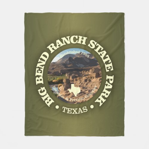 Big Bend Ranch SP Fleece Blanket