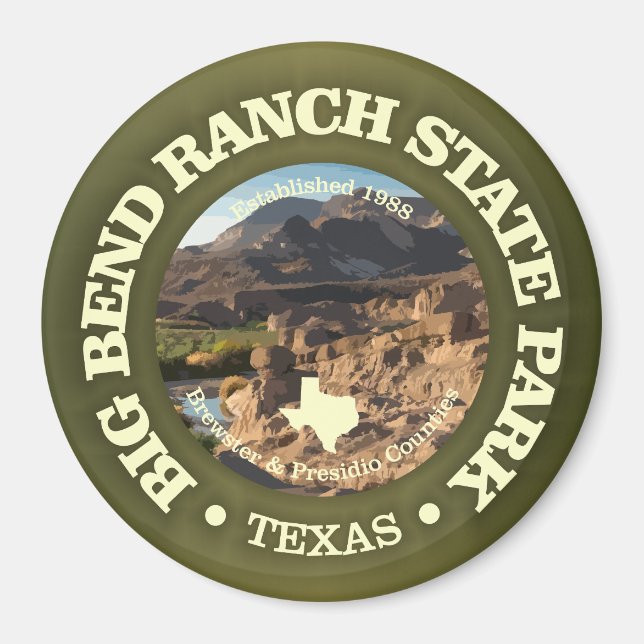 Big Bend Ranch SP Magnet (Front)