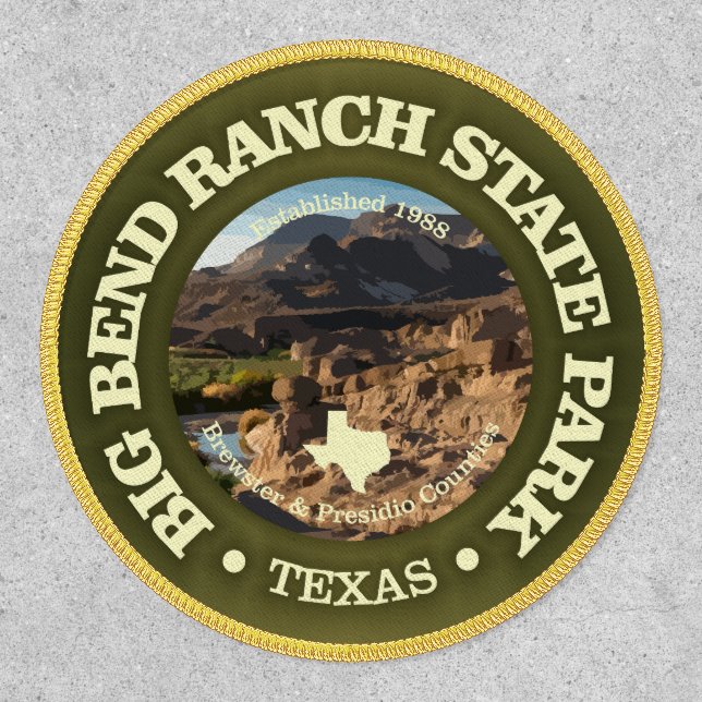 Big Bend Ranch SP Patch (Front)