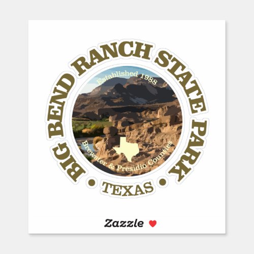 Big Bend Ranch SP Sticker