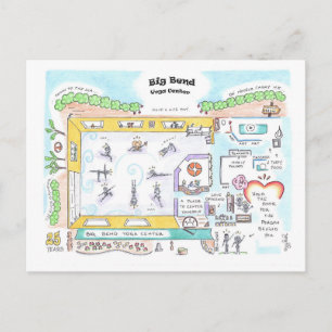 Big Bend SMALL postcard by Jzikah