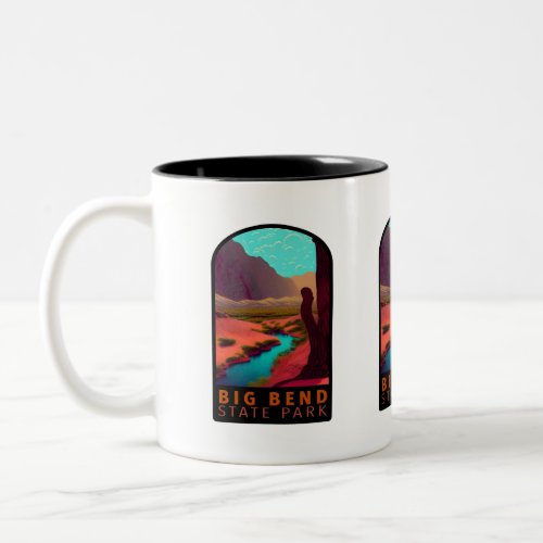 Big Bend State Park Texas Two_Tone Coffee Mug