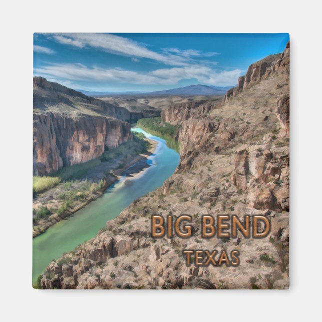 Big Bend Texas National Park Rio Grande Magnet (Front)