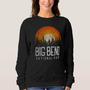 Big Bend US National Park Texas Retro Vintage 70s  Sweatshirt