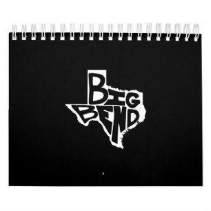 Big Bend West Texas Hiking Retro Vintage Calendar