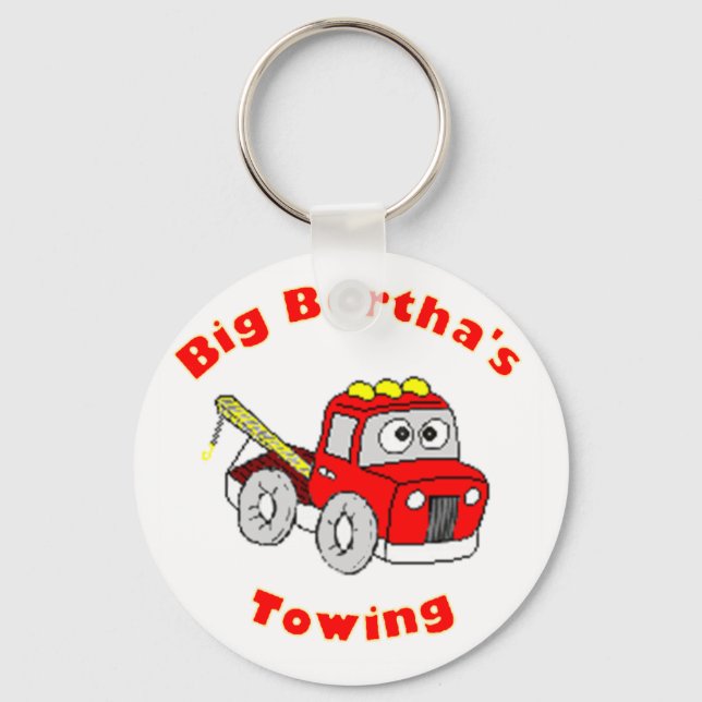 Big Bertha's Towing Keychain (Front)