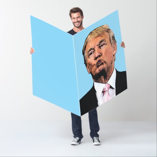 BIG BIGGEST BIRTHDAY DONALD TRUMP KISS GREETING 