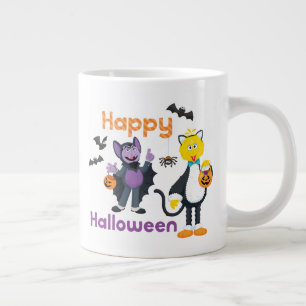 Big Bird and Count Happy Halloween Giant Coffee Mug