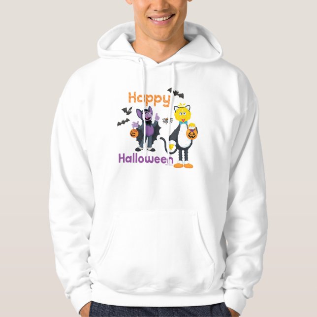 Big Bird and Count | Happy Halloween Hoodie (Front)
