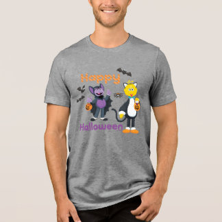Big Bird and Count | Happy Halloween Tri-Blend Shirt