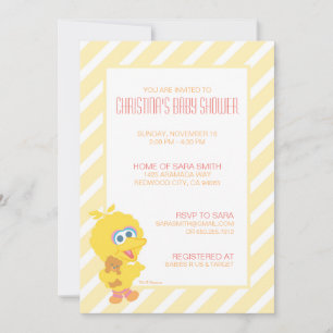 Big Bird Baby Shower Invite