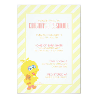 Big Bird Baby Shower Invite