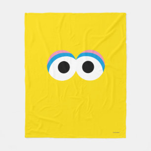Big Bird Big Face Fleece Blanket