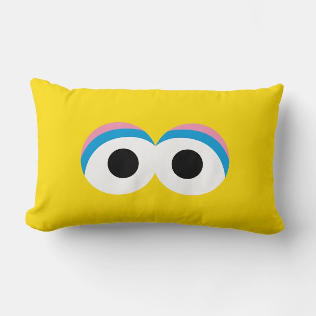 Big Bird Big Face Lumbar Pillow (Front)