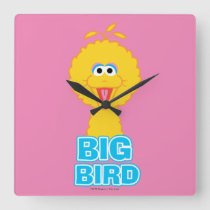 Big Bird Classic Style Square Wall Clock