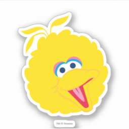 Big Bird Face Sticker | Zazzle