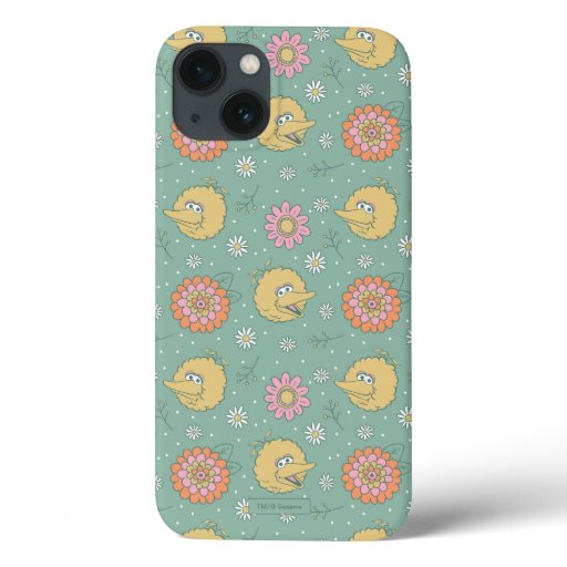Big Bird | Good Vibes Floral Pattern iPhone 13 Case
