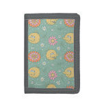 Big Bird | Good Vibes Floral Pattern Trifold Wallet