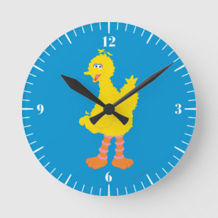 Big Bird Graphic Round Clock