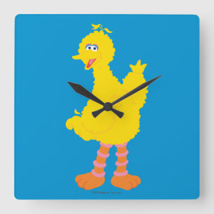 Big Bird Graphic Square Wall Clock