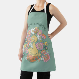 Big Bird Grow Kindness Floral Graphic Apron