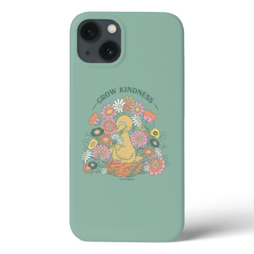 Big Bird | Grow Kindness Floral Graphic iPhone 13 Case