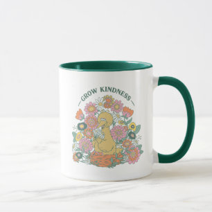 Big Bird Grow Kindness Floral Graphic Mug