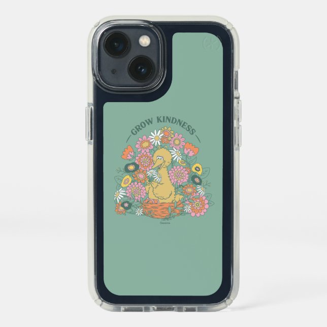 Big Bird | Grow Kindness Floral Graphic Speck iPhone 13 Case (Front)