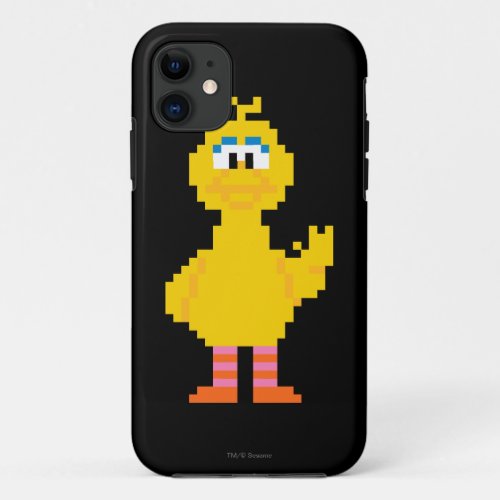 Big Bird Pixel Art iPhone 11 Case