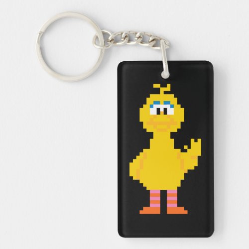 Big Bird Pixel Art Keychain