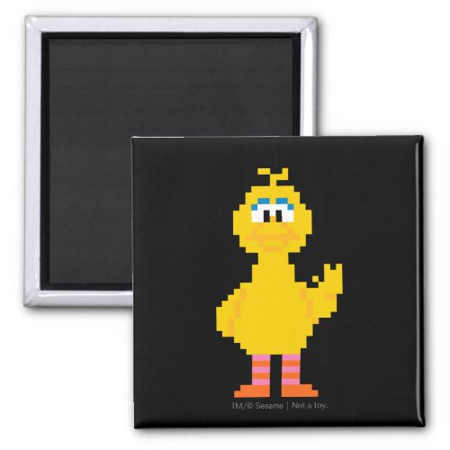 Big Bird Pixel Art Magnet