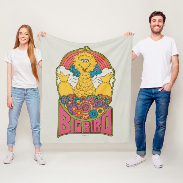Big Bird | Psychedelic Fleece Blanket (In Situ)