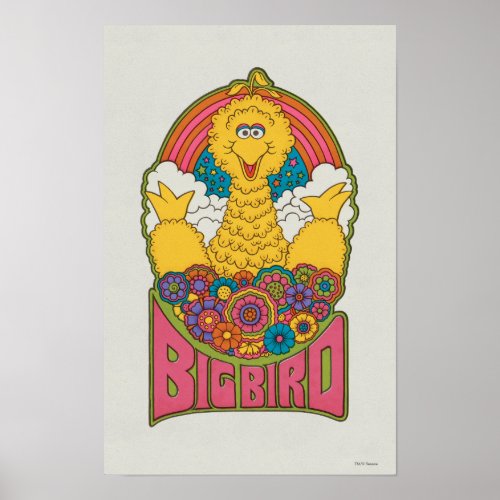 Big Bird  Psychedelic Poster