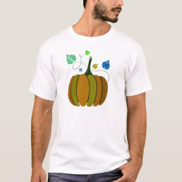 big bird pumpkin, big bird pumpkin patch,    T-Shirt