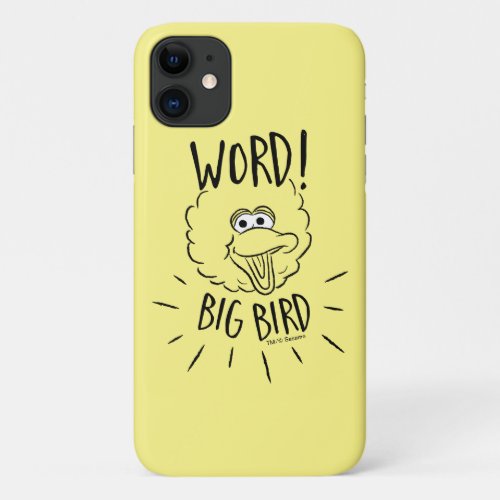 Big Bird Skate Logo _ Word Big Bird iPhone 11 Case