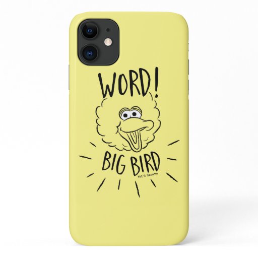 Big Bird Skate Logo - Word! Big Bird iPhone 11 Case